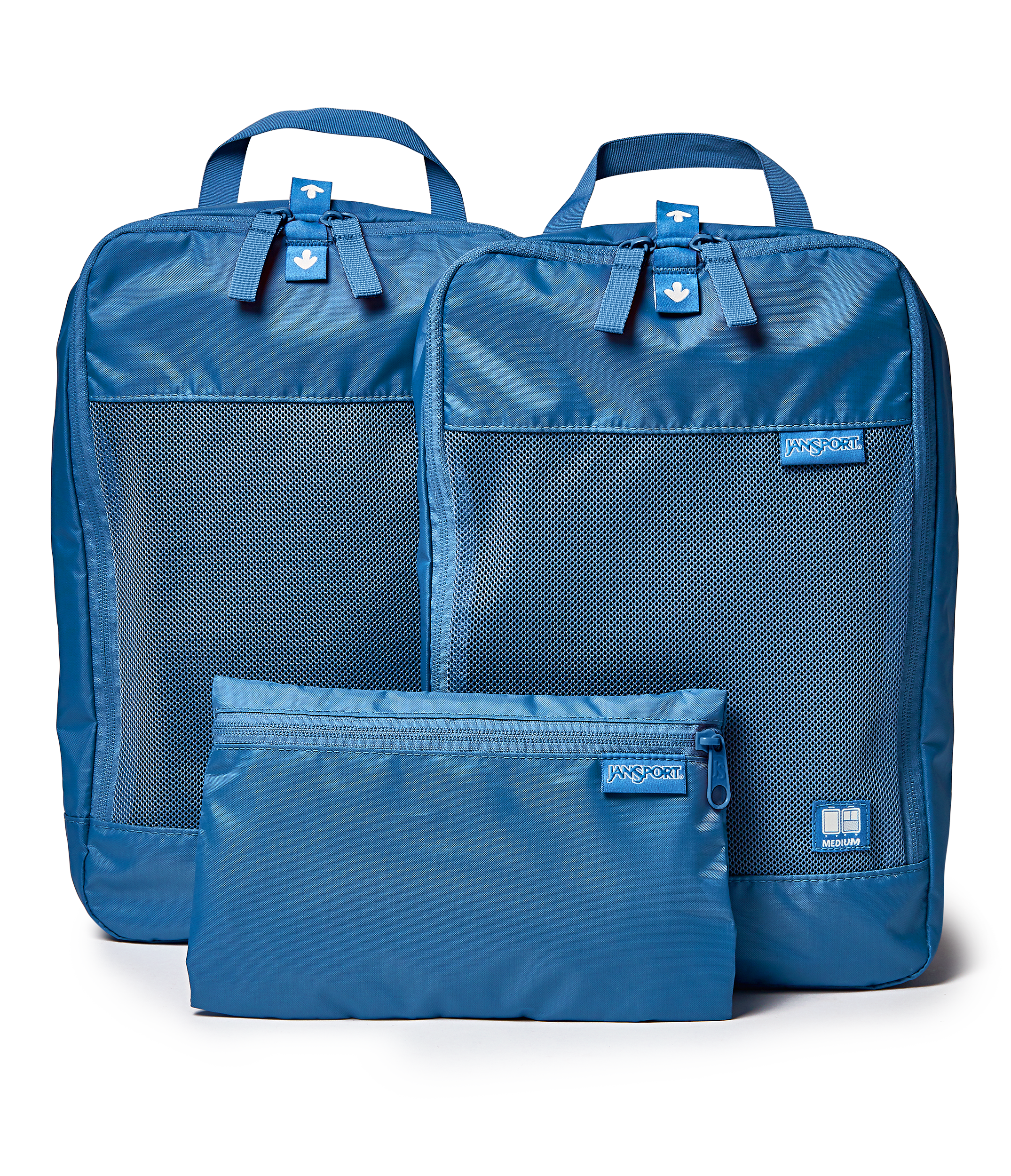 22" Carry On Luggage Packing Cubes Elemental Blue Set - Image 5