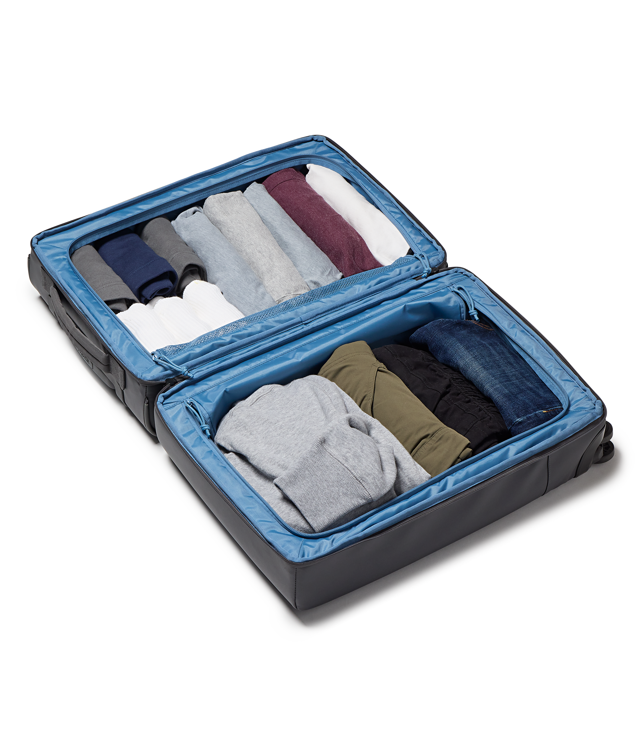 22" Carry On Luggage Packing Cubes Smokey Grit Set - Image 4