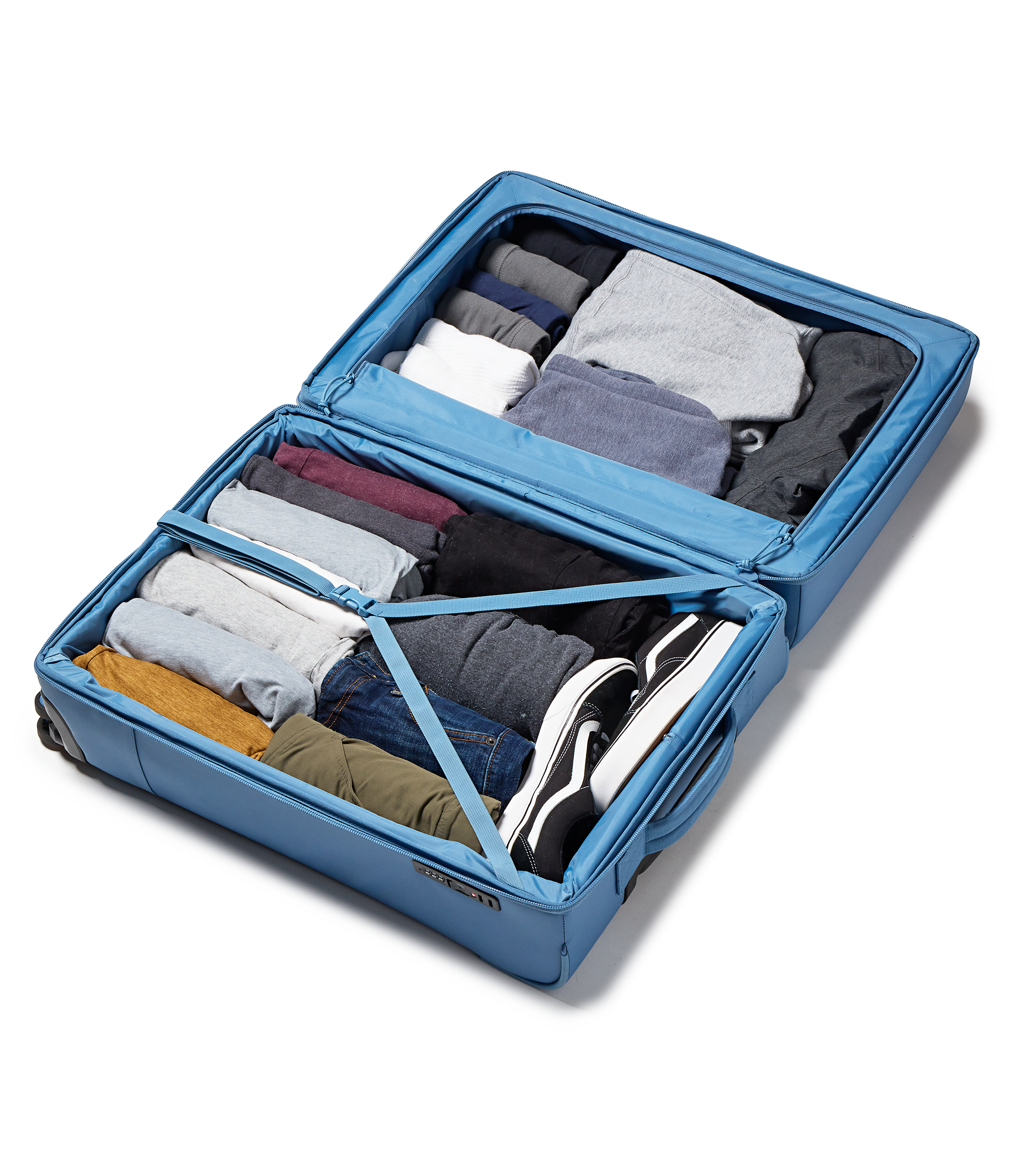 26" Checked Luggage Packing Cubes Elemental Blue Set - Image 4