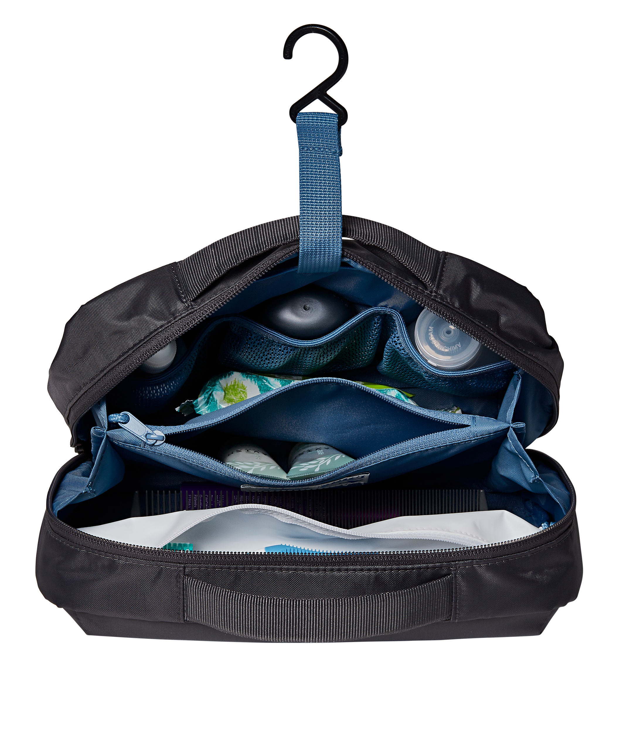 22" Carry On Luggage Toiletry Bag Smokey Grit Set - Image 6