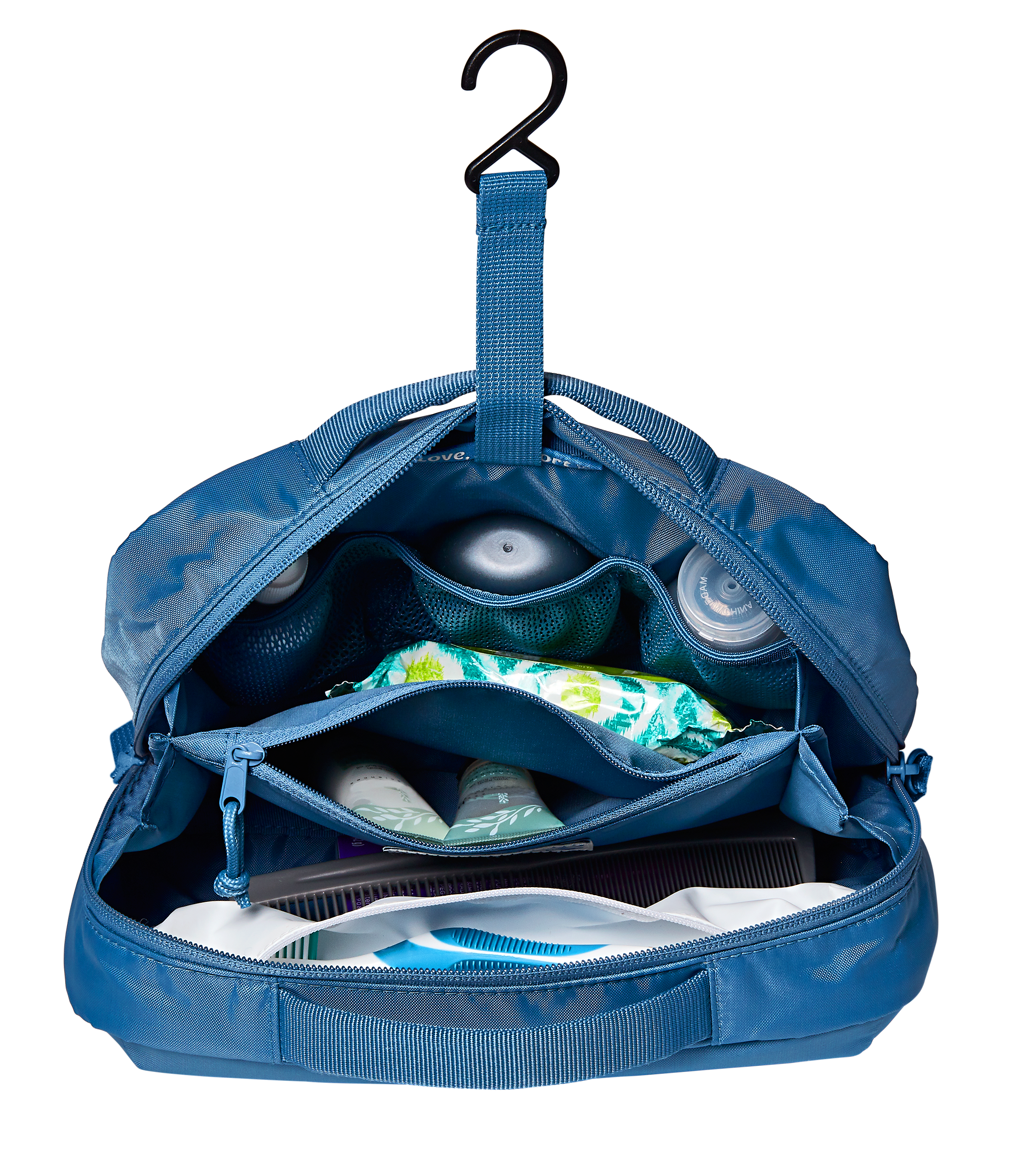 30" Rolling Duffel Toiletry Bag Elemental Blue Set - Image 6