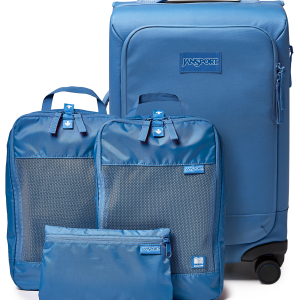 22" Carry On Luggage Packing Cubes Elemental Blue Set