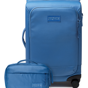 22" Carry On Luggage Toiletry Bag Elemental Blue Set