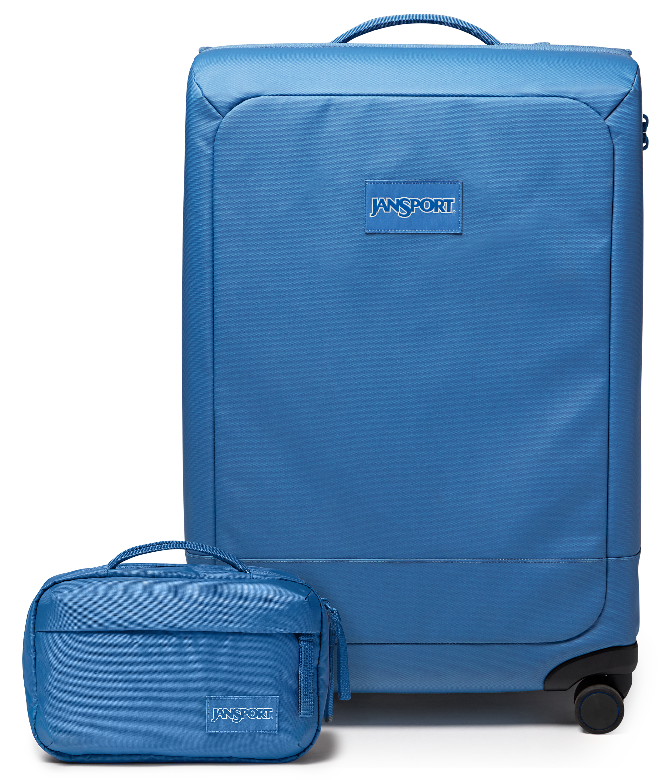26" Checked Luggage Toiletry Bag Elemental Blue Set