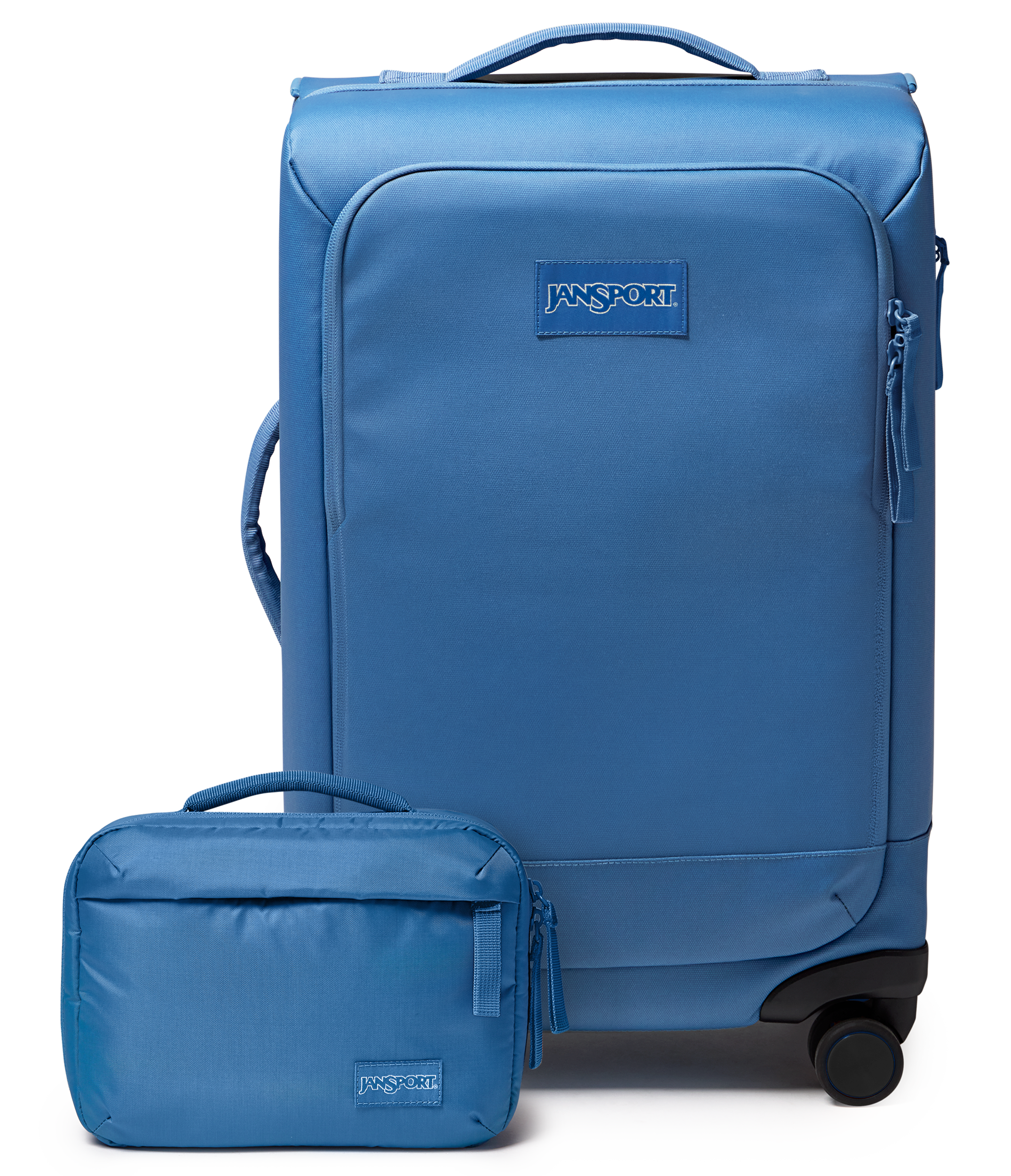 22" Carry On Luggage Tech Organizer Elemental Blue Set