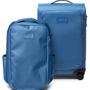 22" Carry On Luggage Travel Pack 30L Elemental Blue Set
