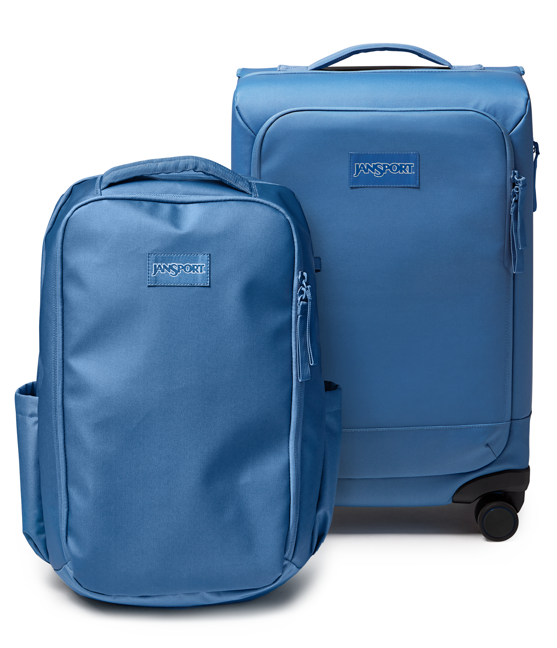 22" Carry On Luggage Travel Pack 30L Elemental Blue Set